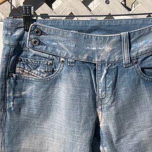 EUC Diesel lowrise light blue jeans 26